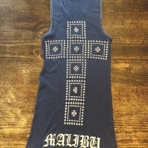 Women’s Vintage Chrome Hearts Malibu Tank Top. Rare